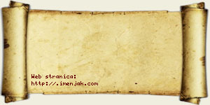 Danica Mićović vizit kartica